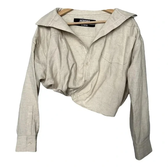 NWOT Jacquemus Linen Blouse - Picture 4 of 5